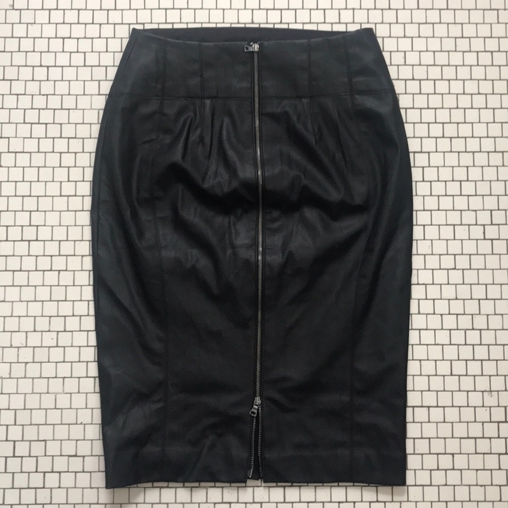 Express pleather skirt